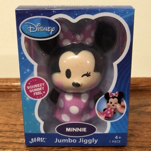 Disney Other - Disney Minnie Jumbo Jiggly Toy - Pink and Black